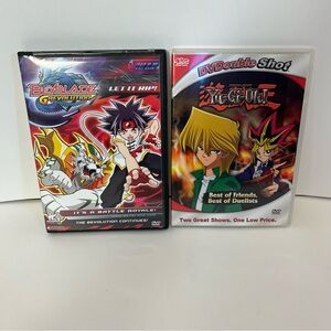 Yu gi oh Best of Friends 1996 Beyblade 2004 G Revolution Volume 4 DVD Lot Anime